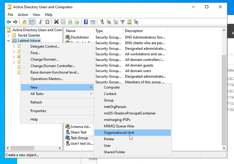 From Lab to Cloud - Decrypting the code: Active Directory users, groups and OUs